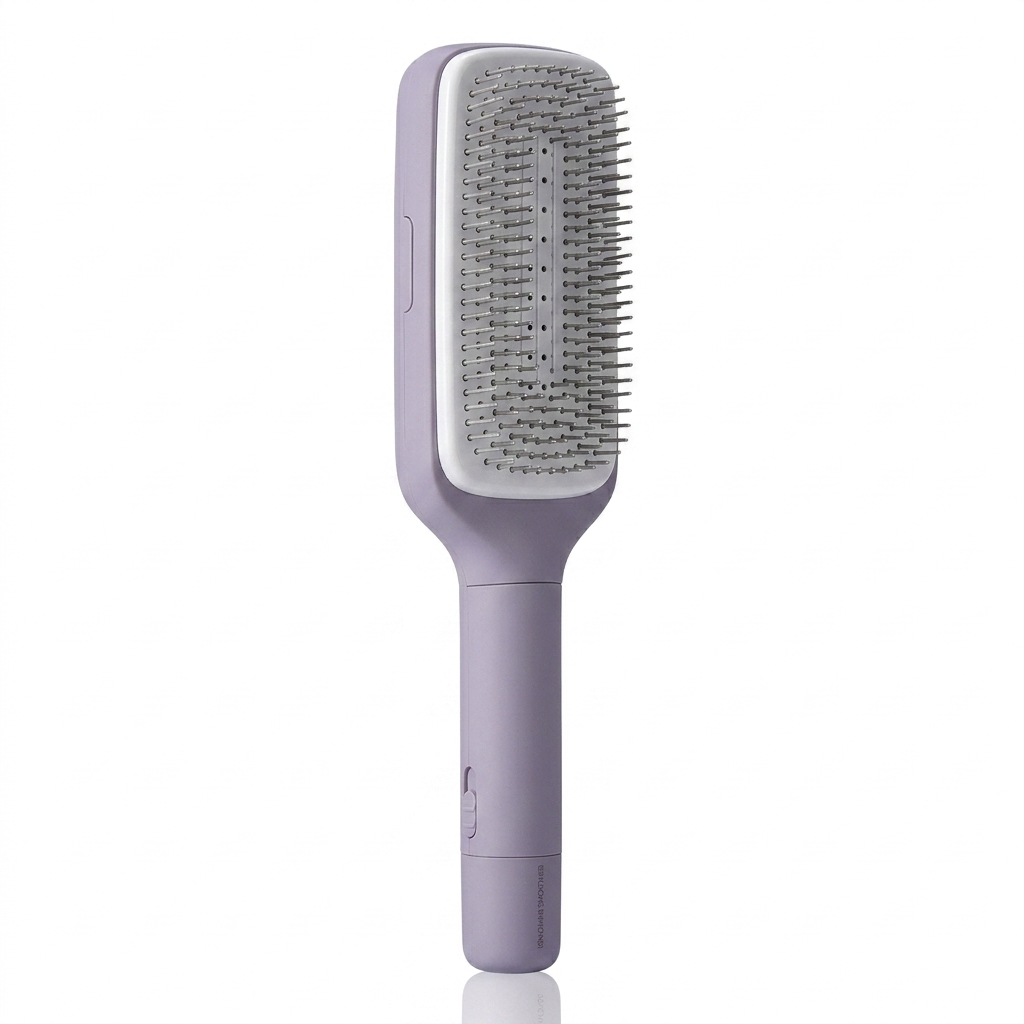 1-Click Self-Cleaning Hair Brush