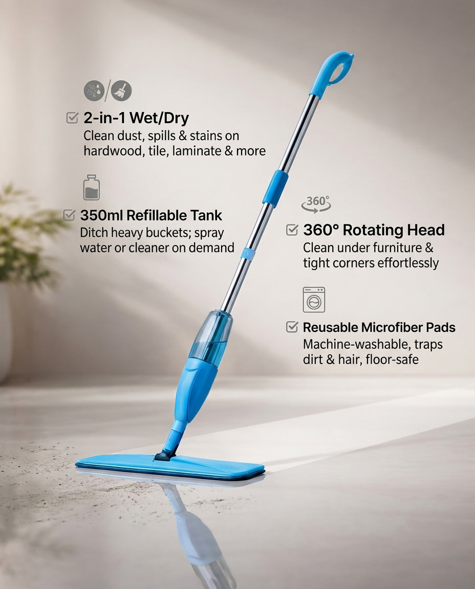 360 Swivel Spray Mop