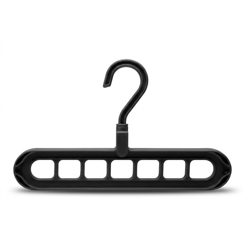 9-Hole Space Saving Magic Clothes Hangers: The Ultimate Closet Organizer (Pack of 3)